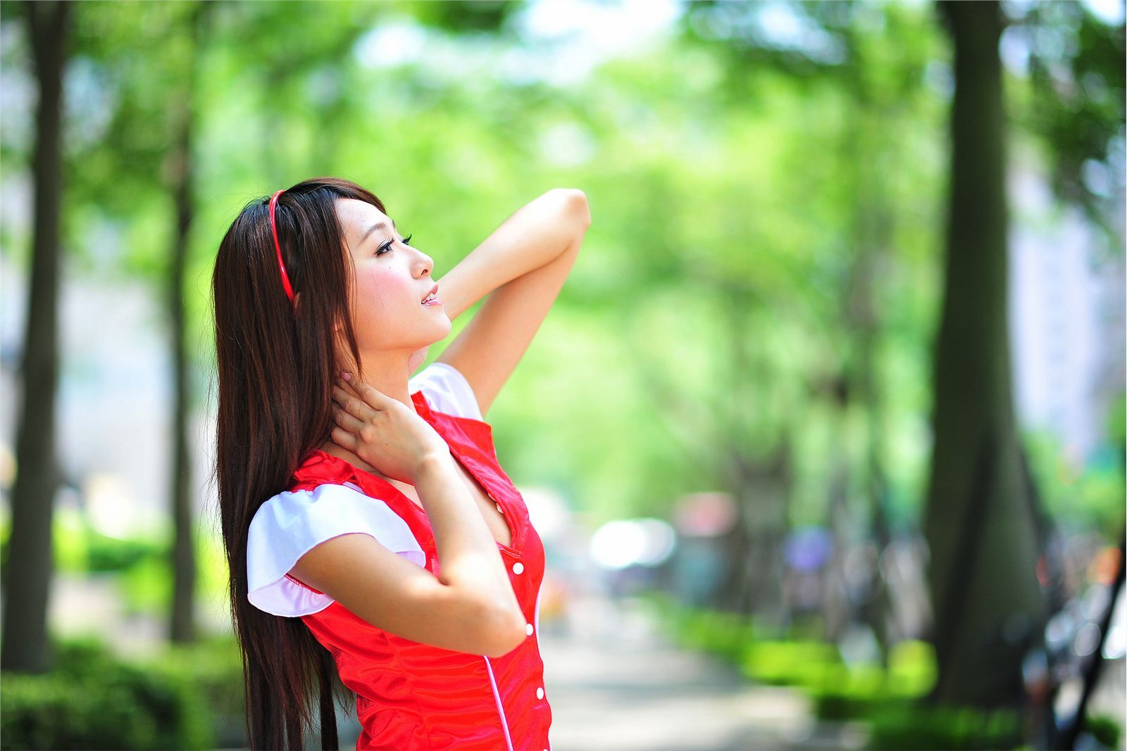 Beautyleg女神-小雪 Winnie-校园制服街拍写真合集 1